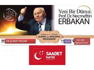 Van’da Erbakan’ı Anma Ve Anlama Programı