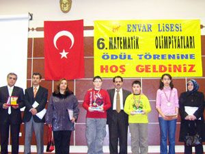 Matematik şampiyonları ödüllerini aldı