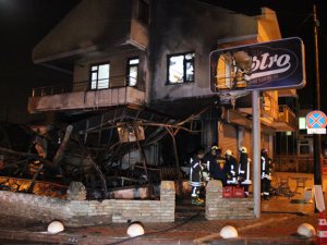 Konya’da Kafe Yangını