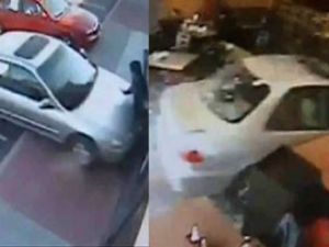 Freni şaşıran kadın lokantaya böyle daldı