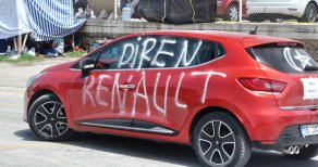Renault'ta üretim durdu