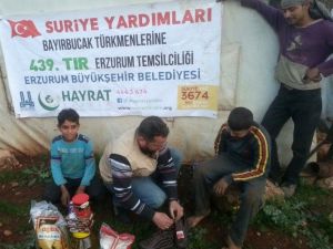 Dadaşların Yardımları Türkmenlere Ulaştı