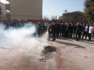 Beyşehir Ve Derebucak’ta Yangın Tatbikatı