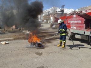 Başkale’de Deprem Ve Yangın Tatbikatı