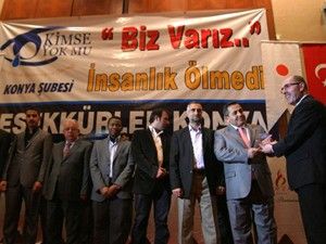 Kimse Yokmu Derneği'nden hayırseverlere ödül