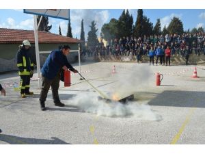 Kula’da Doğal Afet Ve Yangın Tatbikatı