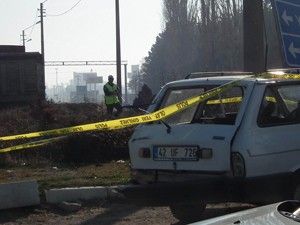 Akşehir'de trafik kazası: 1 ölü, 1 yaralı