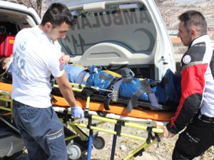 Konya'da yamaç paraşütü kazası: 1 yaralı