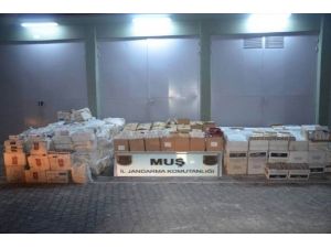 Muş’ta 122 Bin 379 Paket Kaçak Sigara Ele Geçirdi