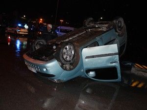 Ereğli'de trafik kazası: 1 yaralı