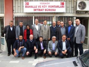 Yerköy Kaymakamı Şengök Muhtarları Ziyaret Etti