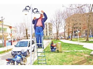 Parklarda Elektrik Bakım Çalışmalarına Başlandı