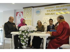 Aksaray’da Toplu Nikah Töreni Gerçekleştirildi