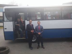 Bakırköy Belediyesinden Saltukova Beldesine Midibüs Hibe Edildi