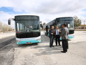 Beyşehir'de belediye otobüslerine yenileri eklendi