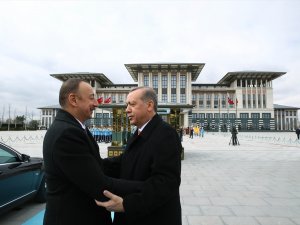 İlham Aliyev Ankara'da