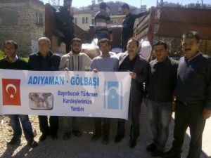 Gölbaşı İlçesinde Toplanan Yardımlar Türkmenlere Ulaştırıldı