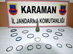 Karaman'da tarihi eser operasyonu