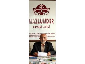 Mazlumder Kayseri Şube Başkanı Ahmet Taş: