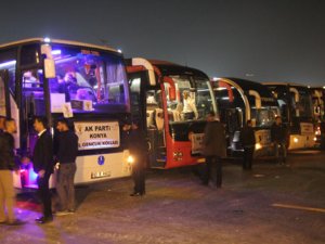 Konya'dan bin kii Çanakkale'ye gitti