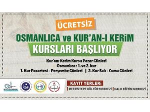 Bozüyük’te Kur’an-ı Kerim Ve Osmanlıca Kursları Başlıyor