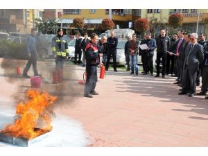 Altınova Kaymakamlığı’nda Yangın Tatbikatı