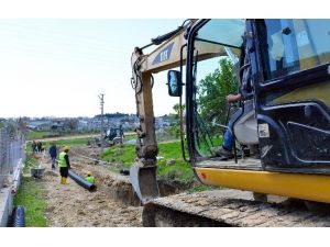 Serik’te Kanalizasyon Çalışmaları