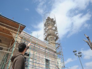 Alaaddin Cami restore ediliyor