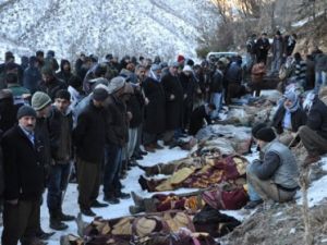 35 köylü böyle ölüme gitti