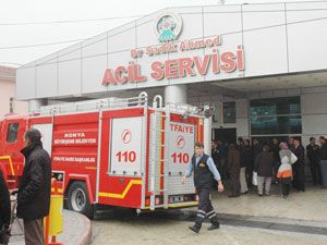 Hastanede yangın çıktı, büyümeden söndürüldü