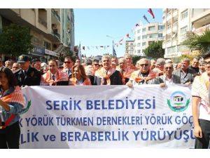 Serik Belediyesi’nden Birlik Beraberlik Yürüyüşü