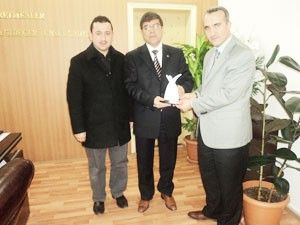 Mevlana Üniversitesinden Bekir Aksoy'a ziyaret