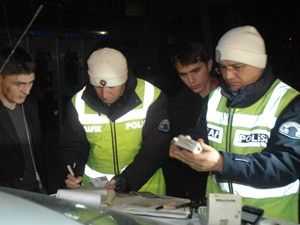 Yeni yılın ilk trafik cezası kesildi