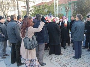 KYK çalışanları eylemlerine devam ediyor