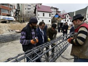 Gümüşhane’de Kapalı Pazaryeri Çalışmaları