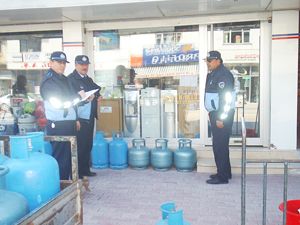 Karapınar'da akaryakıt istasyonları denetlendi
