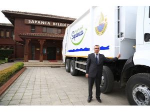 Sapanca Belediyesi Yeni Çöp Transfer Aracı Aldı