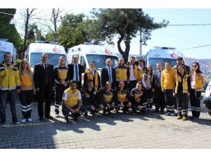 Zonguldak’ta 9 Yeni Ambulans Göreve Başladı