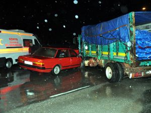 Seydişehir'de trafik kazası: 4 yaralı