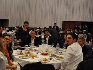İnşaat Mühendisliği öğrencileri yemekte buluştu