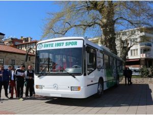 Ünye 1957 Spor’a Yeni Otobüs