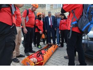 Dak’dan İnönü’de Arama Kurtarma Tatbikatı