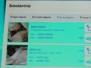 Yeni yılın bebekleri sanal dünyada