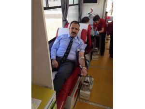 Sivas Adliyesi Personeli Kan Bağışladı