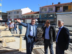 Bozkır'da kapalı pazar alanı hizmete girecek