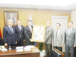 Minibüsçülerden Erdeme ziyaret