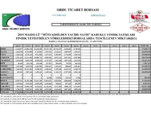 Borsalarda 7 Ayda 441 Bin Ton Fındık İşlem Gördü