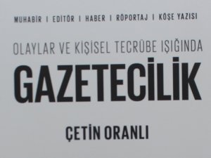 Oranlı’dan, 'Gazetecilik' kitabı