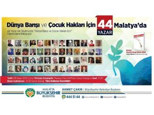 44 Yazar Malatya’ya Geliyor