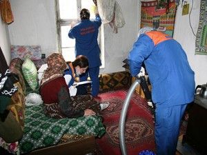 Selçukluda yaşlılara evde hizmet